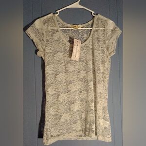 Derek heart see through women's top size large